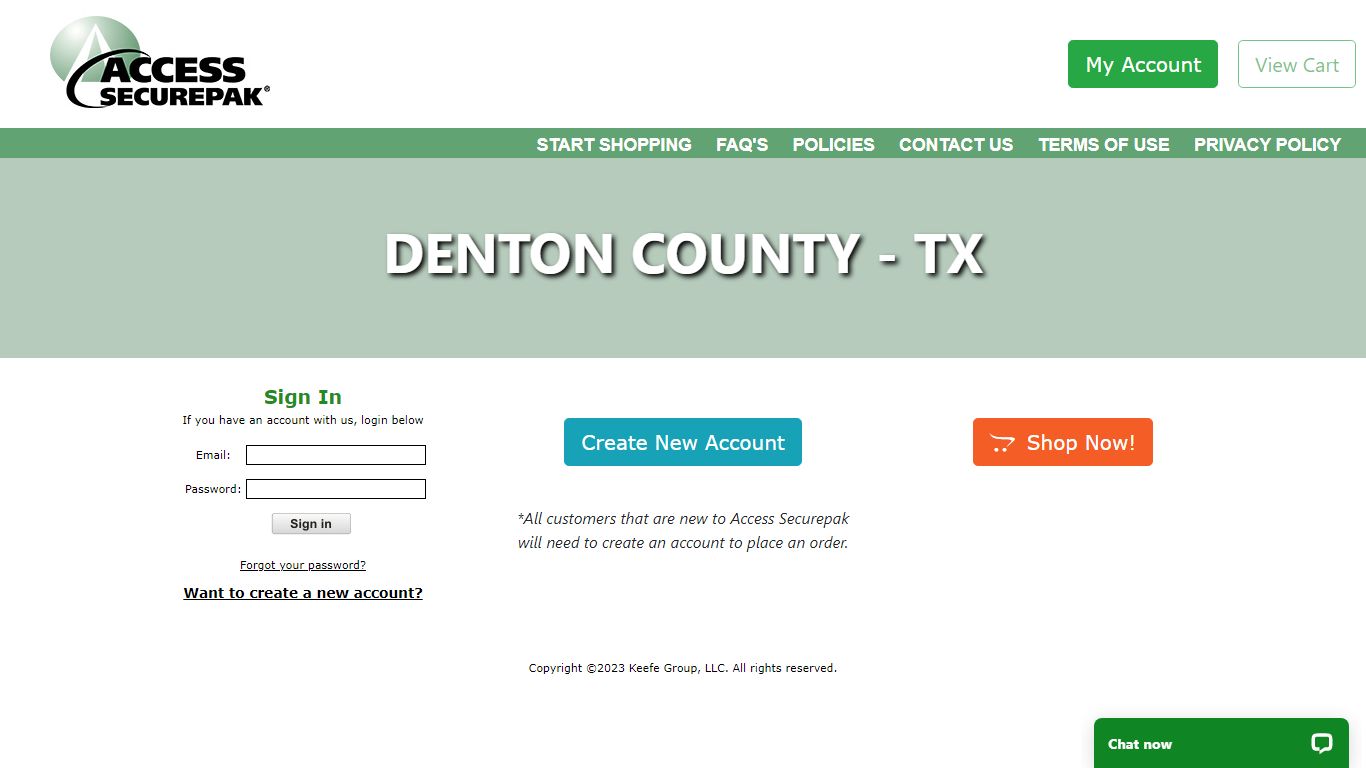 Denton County Jail Package Program - TX - Access Securepak